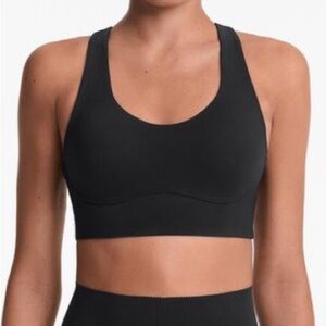 Oysho Medium Support Sports Bra - Black